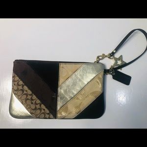 Coach Wristlet pouch pre owned